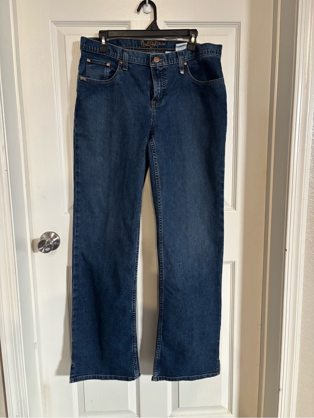 Cruel Girl Dark Blue Flare Jeans